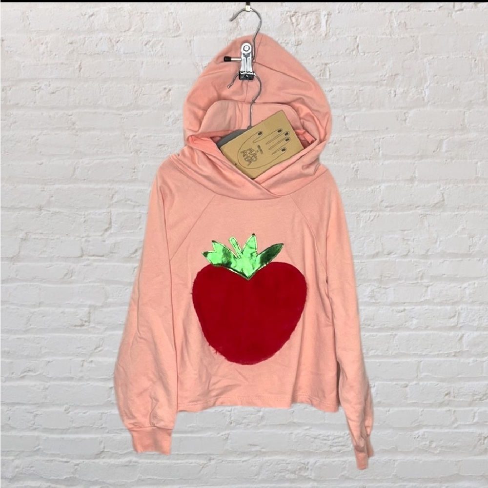 Wauw Capow Boxy Plush Strawberry Hoodie